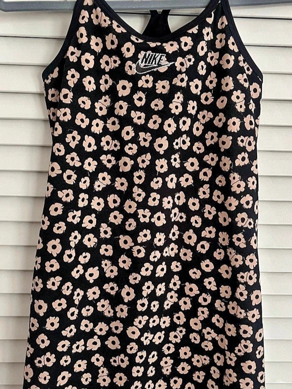 Nike Floral Mini Dress Cotton Kids Size Large 14/16 Like New